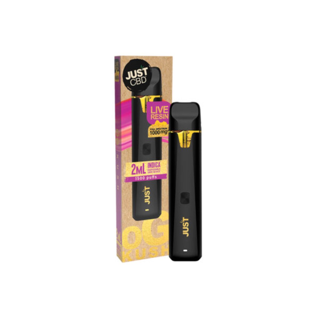 Just CBD 2 Gram Live Resin CBD Disposable Vapes - Vape Originals