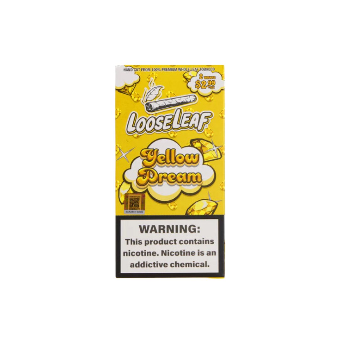 Loose Leaf 2 Pack Tobacco Wraps - Box of 20 Pouches - Vape Originals