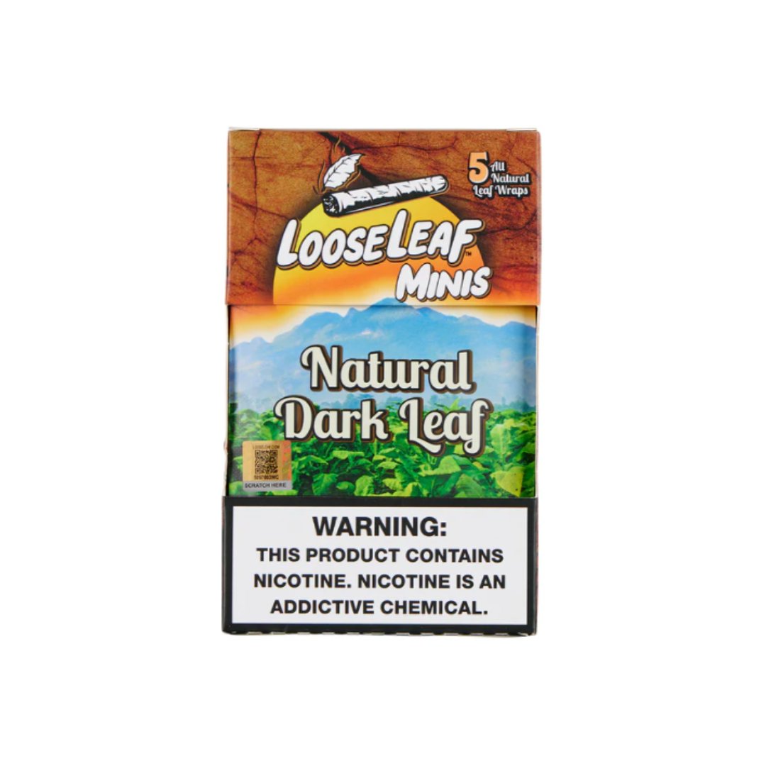 Loose Leaf 5 Pack Tobacco Mini Wraps - Box of 8 Pouches - Vape Originals