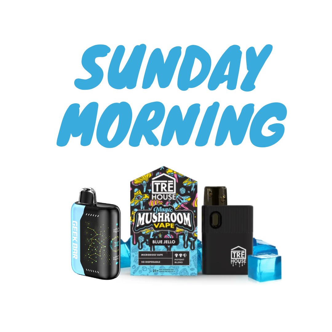 Sunday Morning Kit - TRE House Magical Mushroom Vape + Geek Bar X - Vape Originals