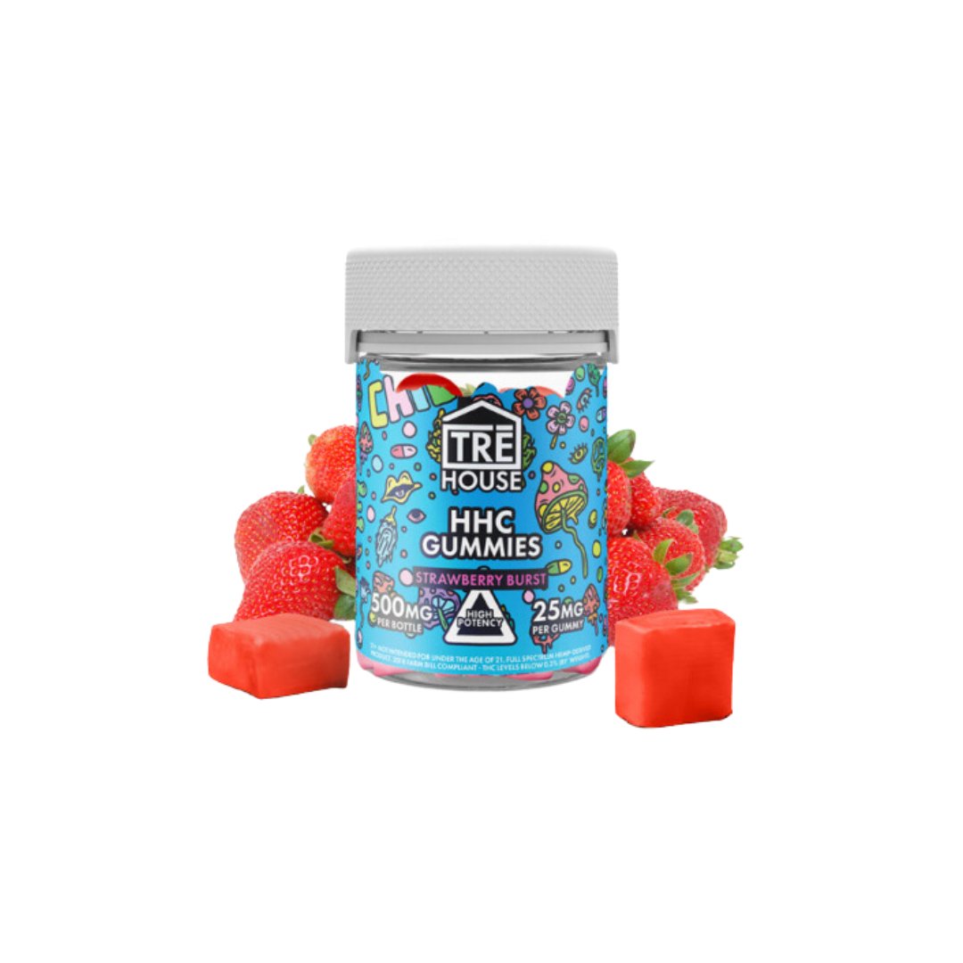 TRE House 500mg HHC Gummies - Strawberry Burst - Vape Originals